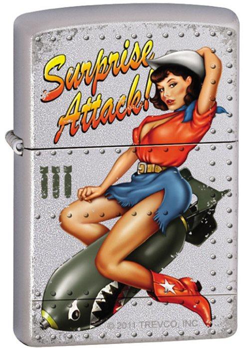 Zapalovač Zippo Trevco Surprise Attack Pinup Girl 7291
