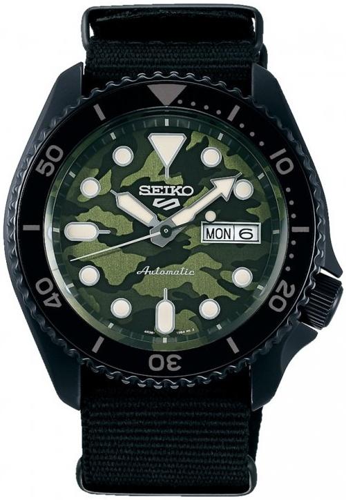 Hodinky Seiko SRPJ37K1 5 Sports Camouflage Automatic
