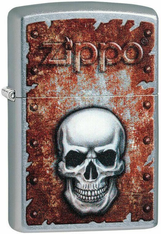 Zapalovač Zippo Rusted Skull Design 25512