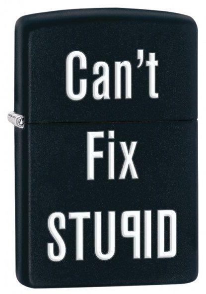 Zapalovač Zippo Can Not Fix Stupid 28664