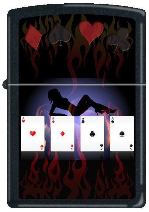 Zapalovač Zippo Poker Lady 9805
