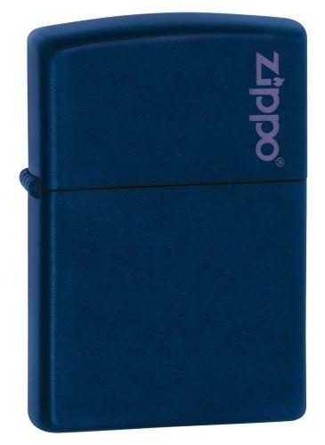 Zapalovač Zippo Navy Blue Matte Logo Zippo 26098