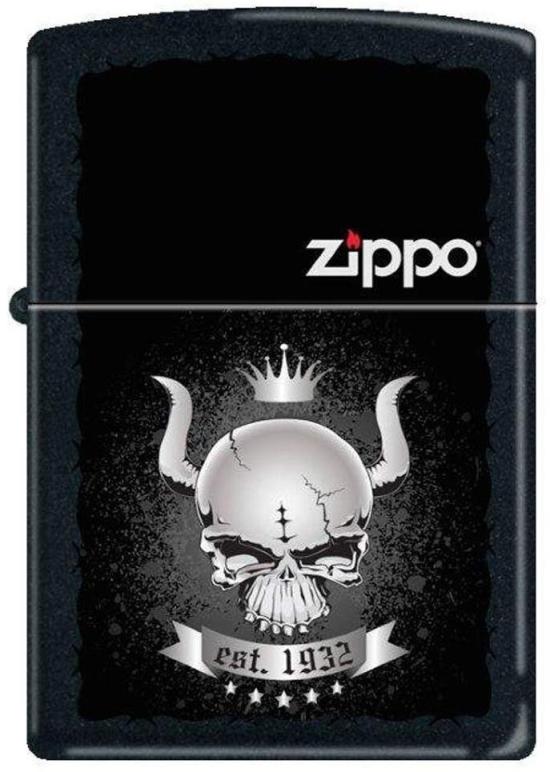 Zapalovač Zippo Skull Crown 26659