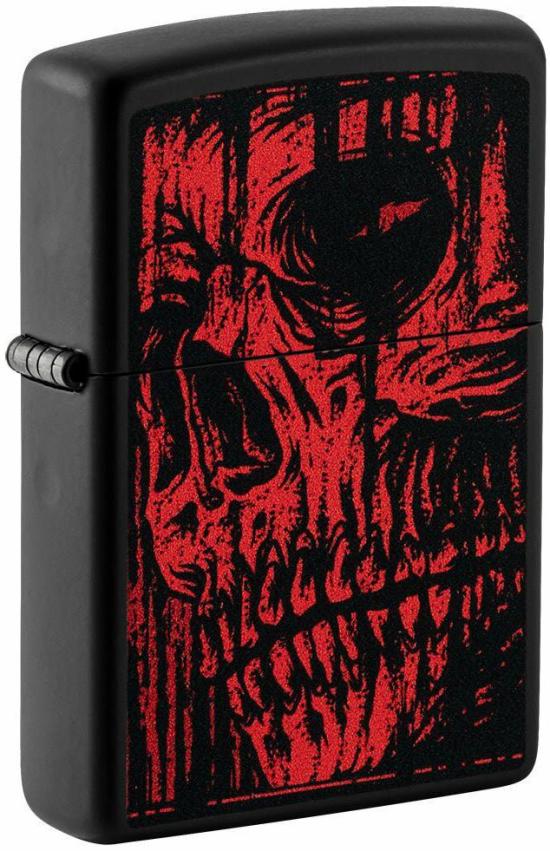 Zapalovač Zippo Red Skull Design 49775