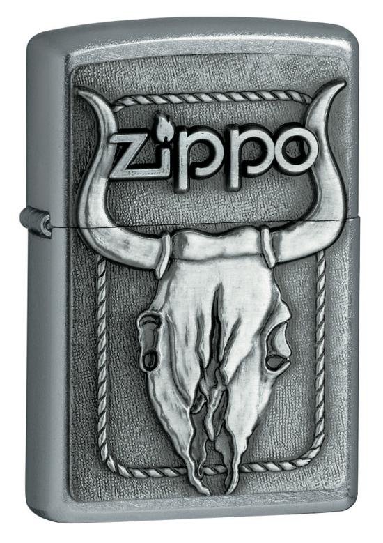 Zapalovač Zippo Bull Skull Emblem 20286