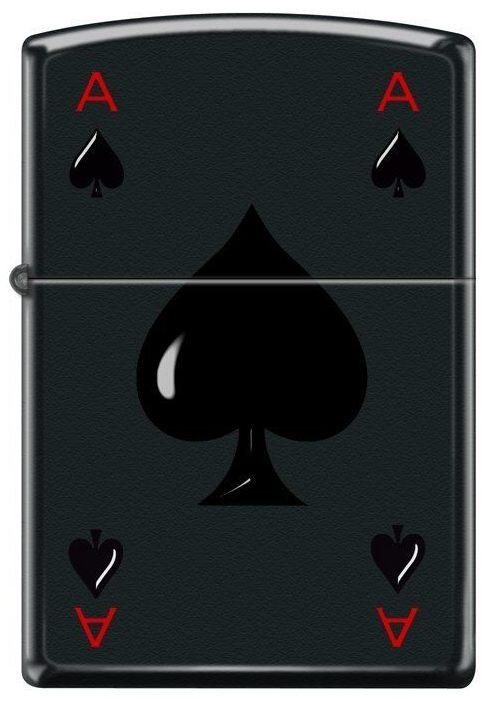 Zapalovač Zippo Black Ace 0424