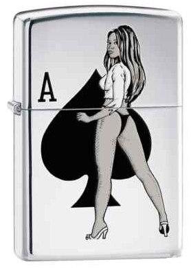 Zapalovač Zippo Ace of Spades - Woman 5193