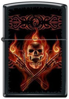 Zapalovač Zippo Anne Stokes Flaming Skull 8438