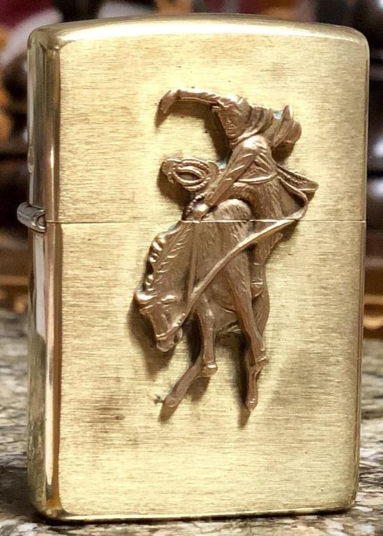 Zapalovač Zippo Marlboro Cowboy Brass 1994