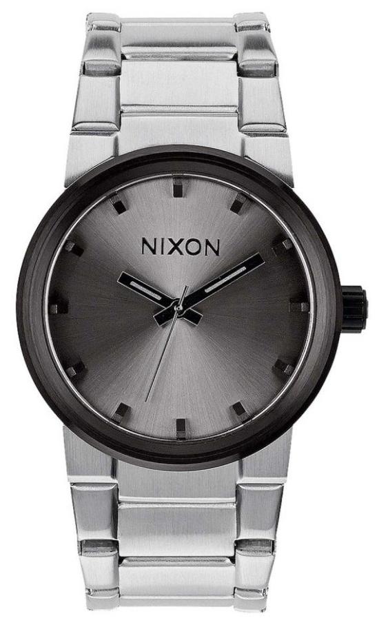 Hodinky Nixon Cannon Silver Gunmetal A160 1762