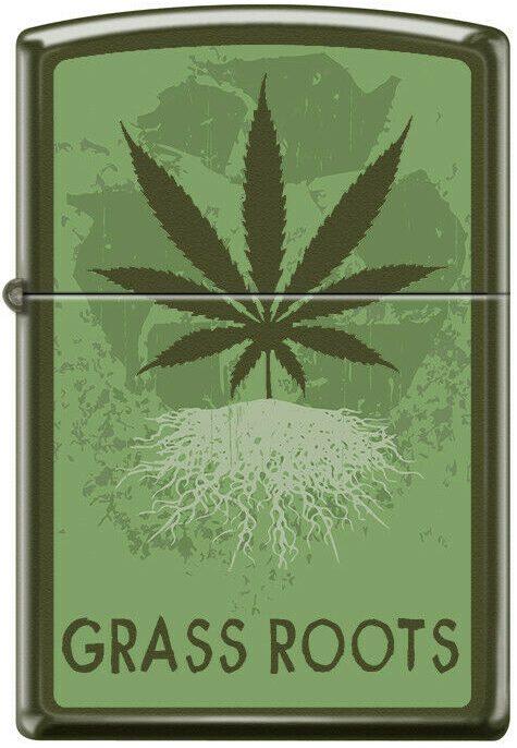 Zapalovač Zippo Cannabis Grass Roots 1561