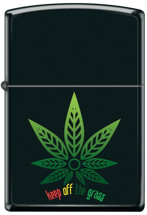 Zapalovač Zippo Cannabis Leaf-Keep Off the Grass 7803