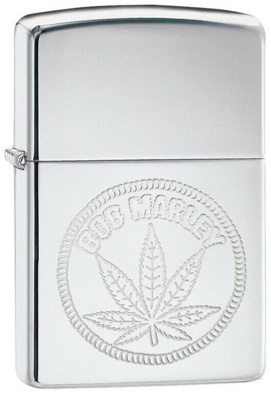 Zapalovač Zippo Bob Marley Cannabis Leaf 22083
