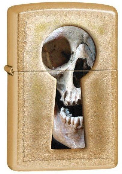 Zapalovač Zippo Keyhole Skull 28133