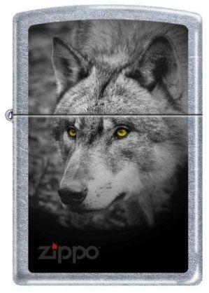 Zapalovač Zippo Black And White Wolf 5179