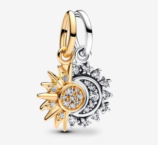 Přívěšek Pandora Splittable Sun & Moon Dangle 763585C01