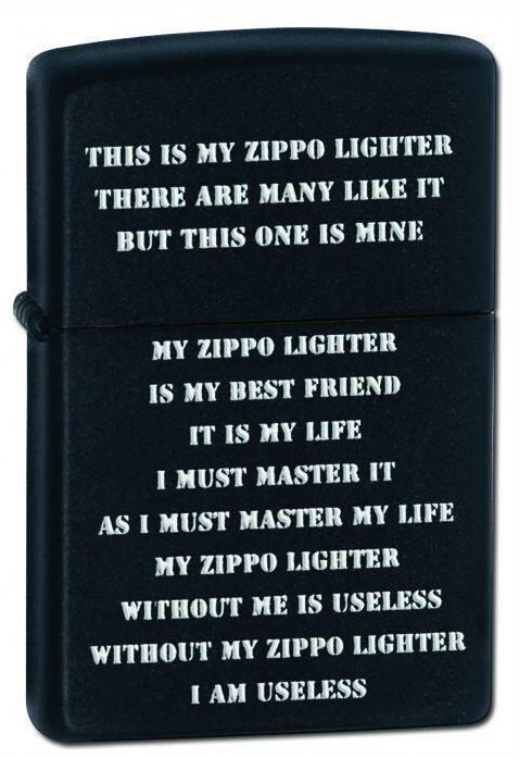 Zapalovač Zippo Creed 24710