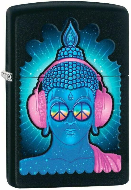 Zapalovač Zippo Buddha Peace Headphone 7900