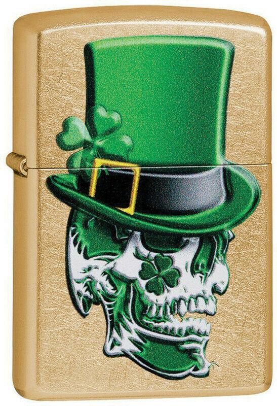 Zapalovač Zippo Irish Skull 49121