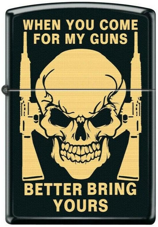 Zapalovač Zippo When You Come For My Guns Better Bring Yours 2709