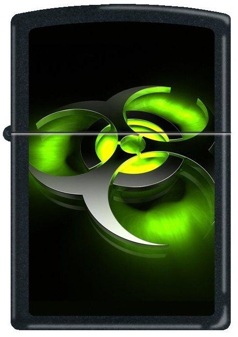 Zapalovač Zippo Biohazard Green 0222