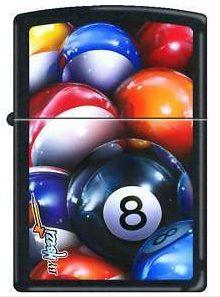 Zapalovač Zippo Mazzi - 8 Ball Billiards 26343