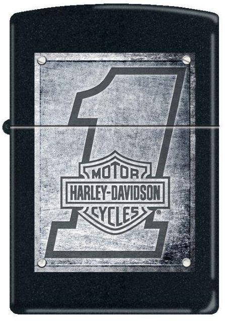 Zapalovač Zippo Harley Davidson Metal Wood 8525