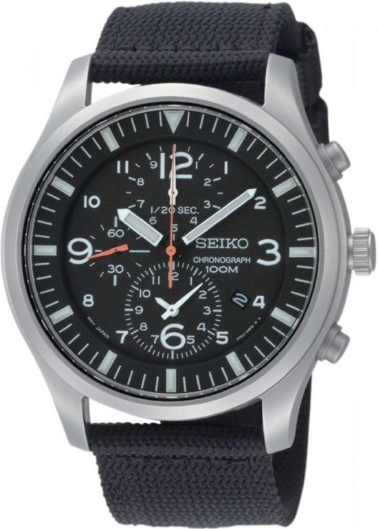 Hodinky Seiko Chronograph SNDA57P1 Military