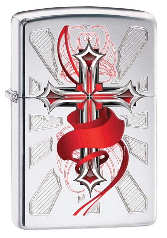 Zapalovač Zippo Cross With Wings 22842