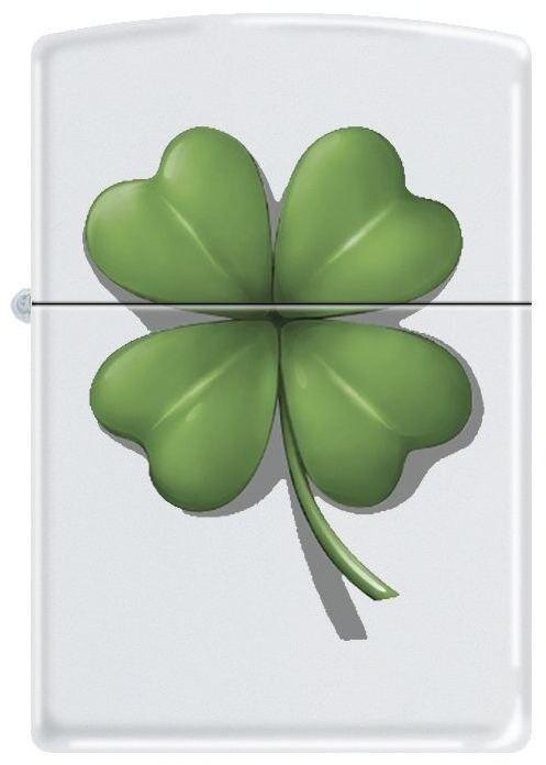 Zapalovač Zippo BS 4 - Leaf  22789 White Matte