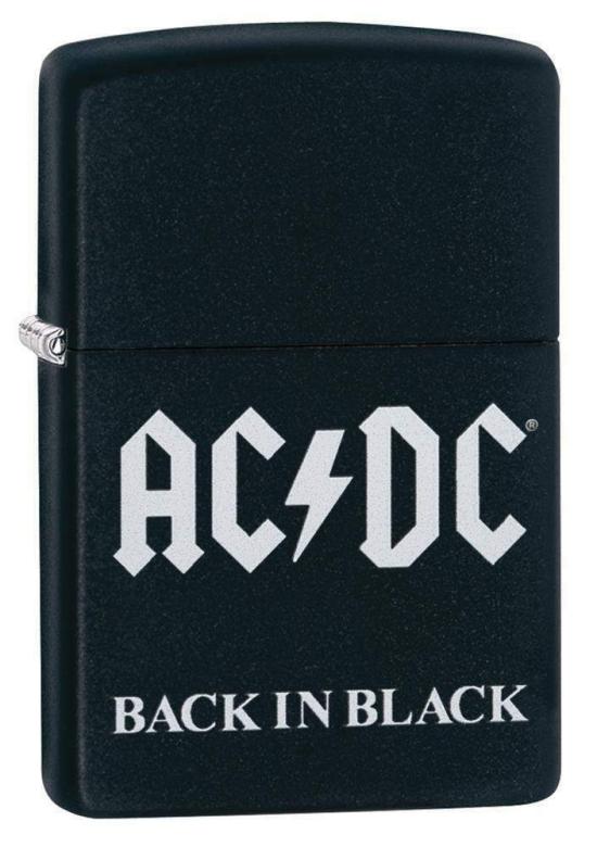 Zapalovač Zippo AC/DC Back in Black 49015