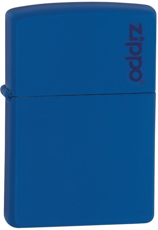 Zapalovač Zippo Royal Blue Matte Logo Zippo 26095