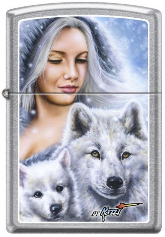 Zapalovač Zippo 3534 Mazzi Winter Wolf