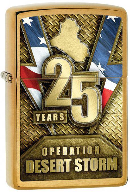 Zapalovač Zippo 25th Anniversary Desert Storm 29177