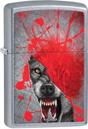 Zapalovač Zippo Grunge Howling Wolf 29344