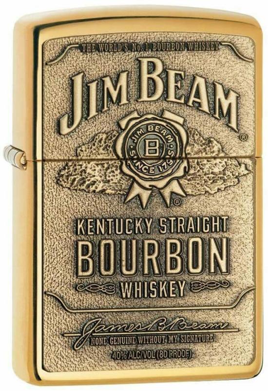 Zapalovač Zippo Jim Beam® Brass Emblem 254BJB 929