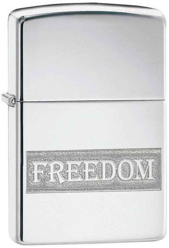 Zapalovač Zippo Etched Freedom 22087