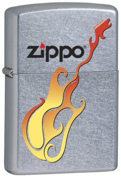 Zapalovač Zippo Guitar - Flames 24805