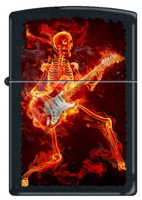 Zapalovač Zippo Skeleton Playing Guitar 5565