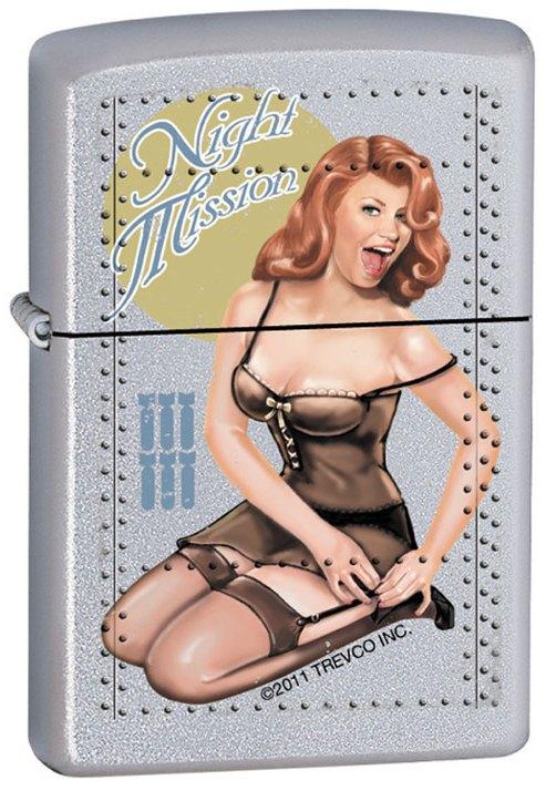 Zapalovač Zippo Trevco Night Mission - Pinup Girl 7286