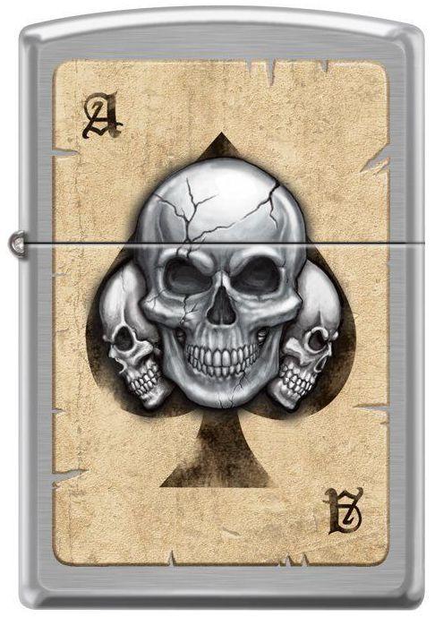 Zapalovač Zippo Skulls Poker Card 1153