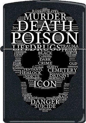 Zapalovač Zippo Skull Of Words 1312
