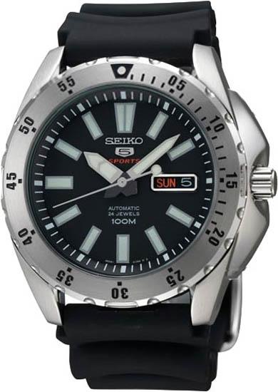 Hodinky Seiko Sports 5 SRP357K2 Military