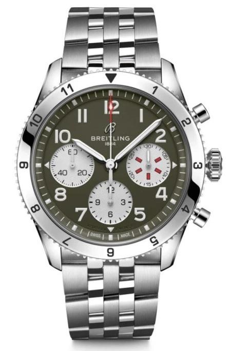 Hodinky Breitling Classic AVI Chronograph 42 Curtiss Warhawk A233802A1L1A1 Hodinky Breitling Classic AVI Chronograph 42 Curtiss Warhawk A233802A1L1A1