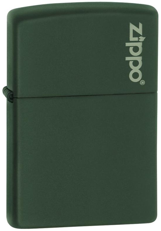 Zapalovač Zippo Green Matte Logo Zippo 26093