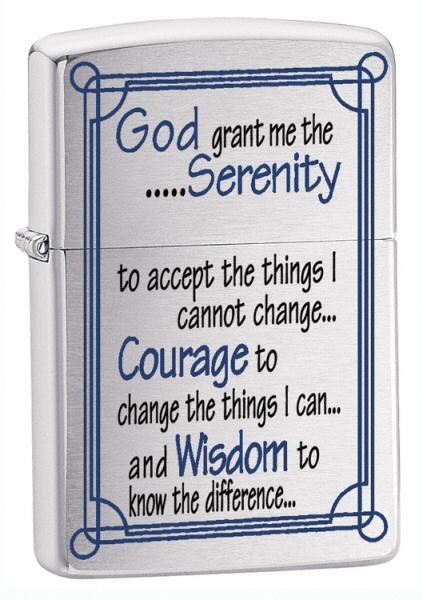 Zapalovač Zippo Serenity Prayer 24355