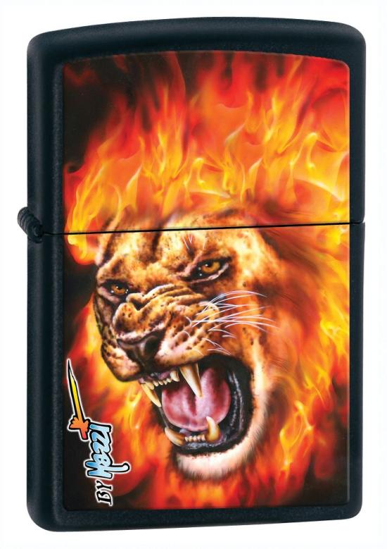 Zapalovač Zippo Mazzi - Flame Lion 26351