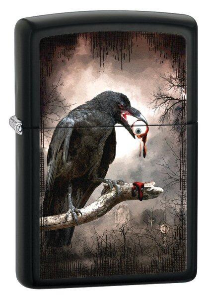 Zapalovač Zippo Goth - Raven Eyeball 26392