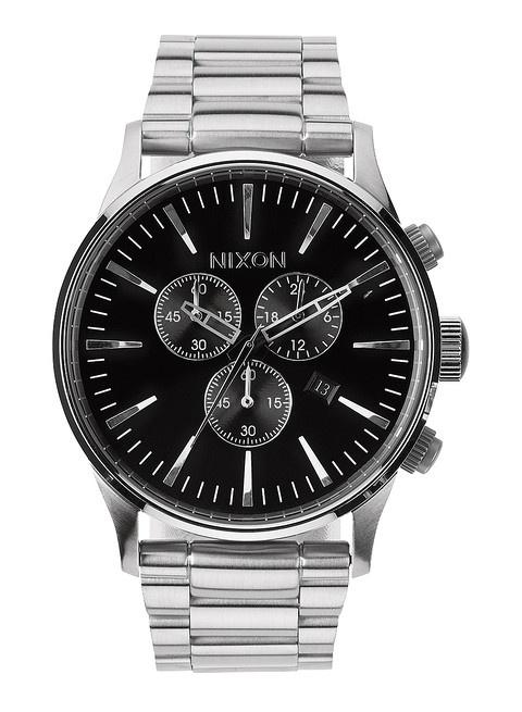 Hodinky Nixon Sentry Chrono Natural/Silver A424 1603