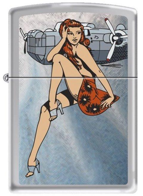 Zapalovač Zippo Nose Art Pin-Up Girl 7225